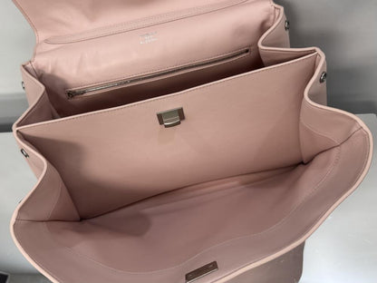 Leather Top Handle Bag