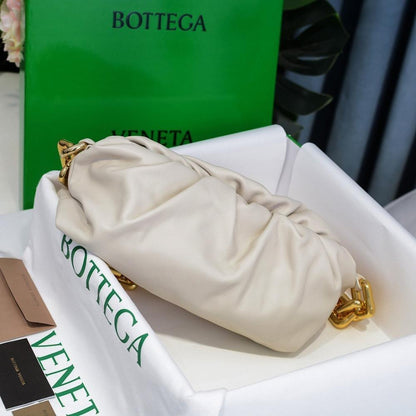 Modern Luxury Gold Leather Top Handle Bag