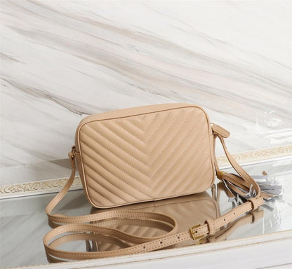 Alma Gold Leather Bag