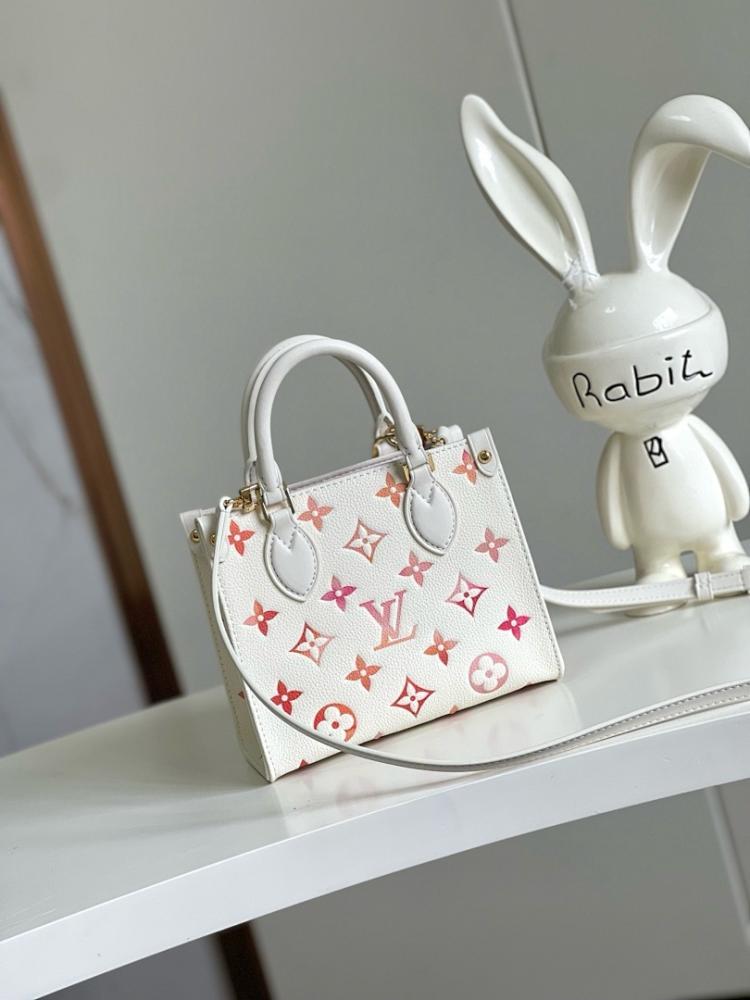 Alma Red Printed Leather Shoulder Bag