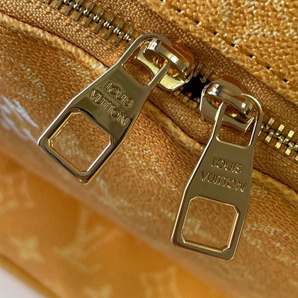 Modern Elegant Monogram Leather Shoulder Bag