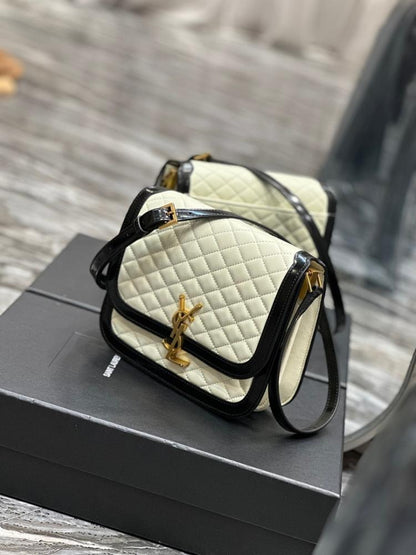 Classic Luxury Leather Top Handle Bag