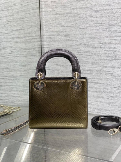 Leather Top Handle Bag