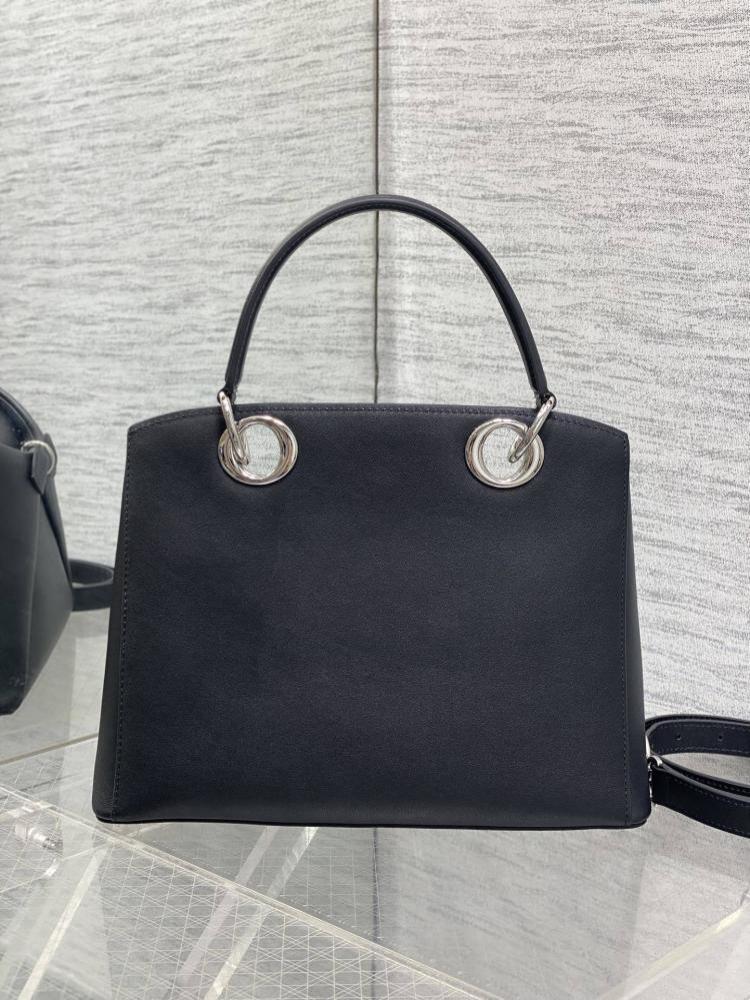 Silver Top Handle Bag