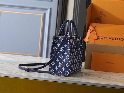 OnTheGo Monogram Leather Tote Bag