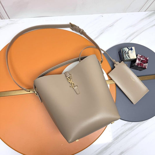 Leather Bucket Bag