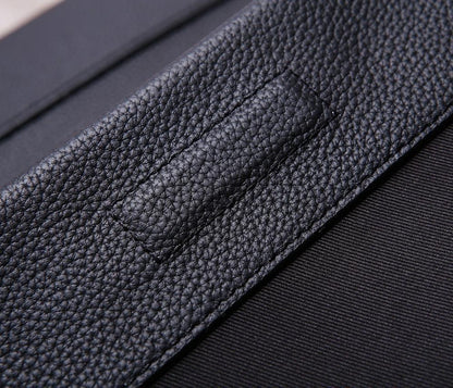 Modern Italian-Inspired Calfskin Shoulder Bag