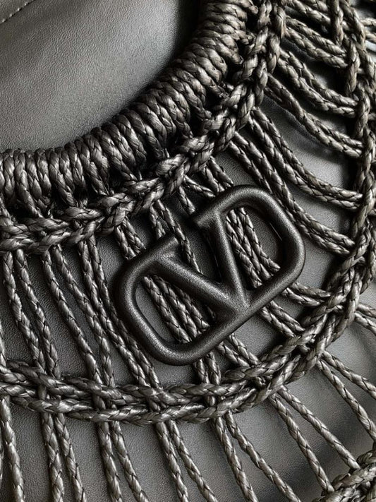Italian-Inspired Stylish Woven Leather Crossbody Bag