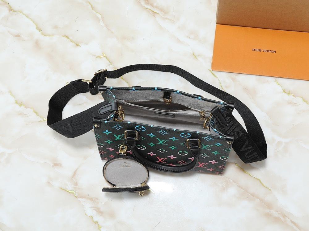 OnTheGo Monogram Jacquard Shoulder Bag