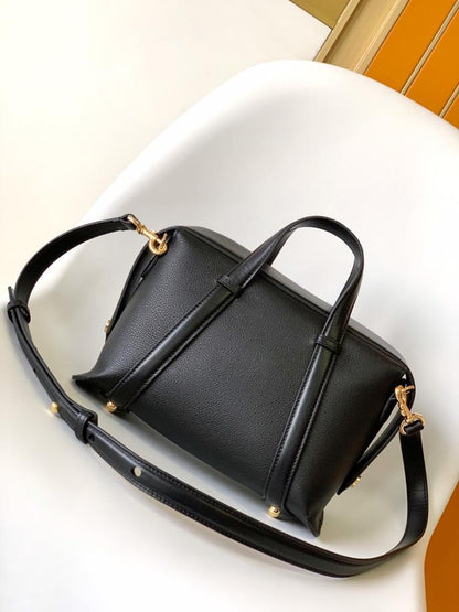 Leather Top Handle Bag