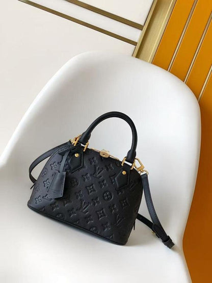 Leather Top Handle Bag