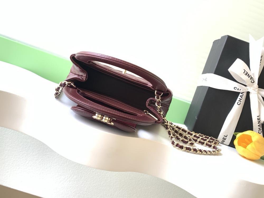 Alma Leather Top Handle Bag