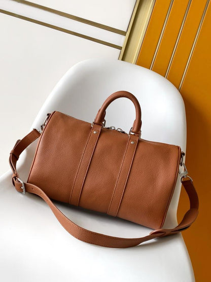 Practical Calfskin Travel Bag