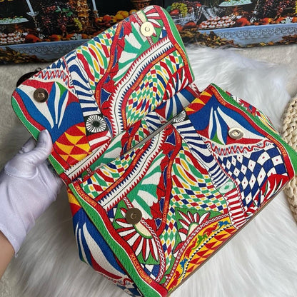 Alma Printed Leather Shoulder Bag