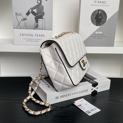 Leather Top Handle Bag