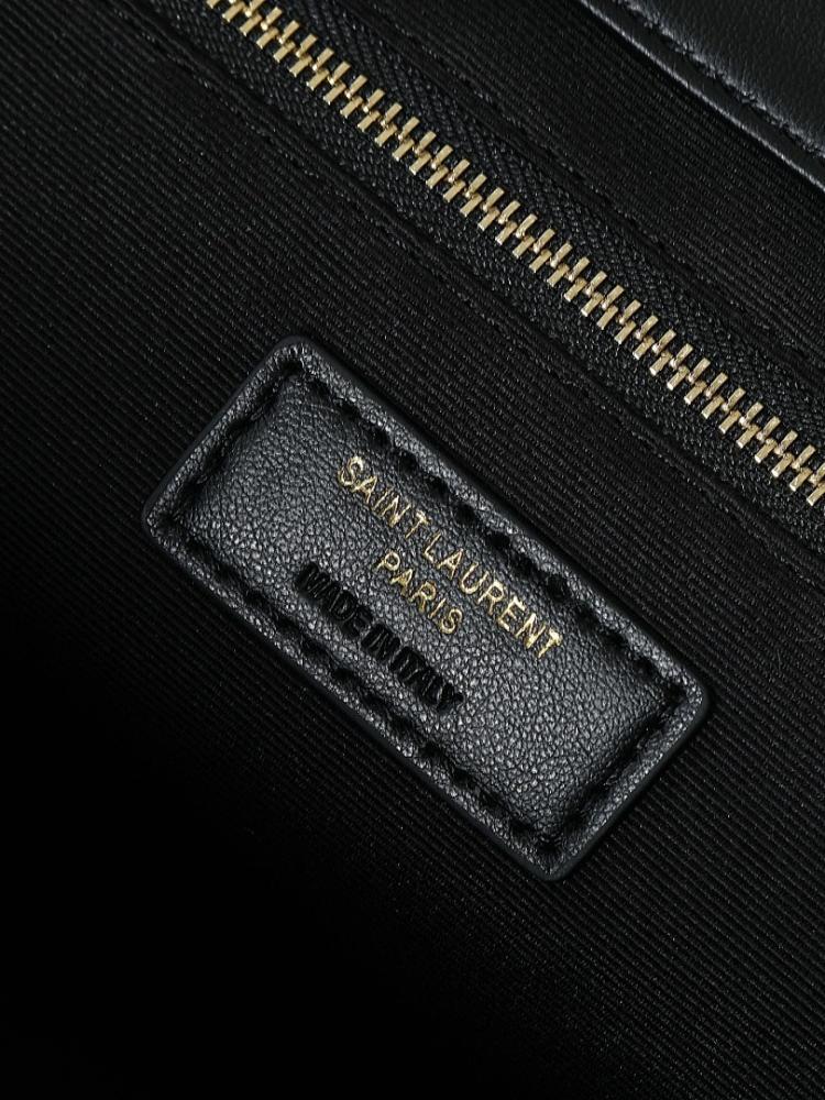 Icare Black Lambskin Tote Bag