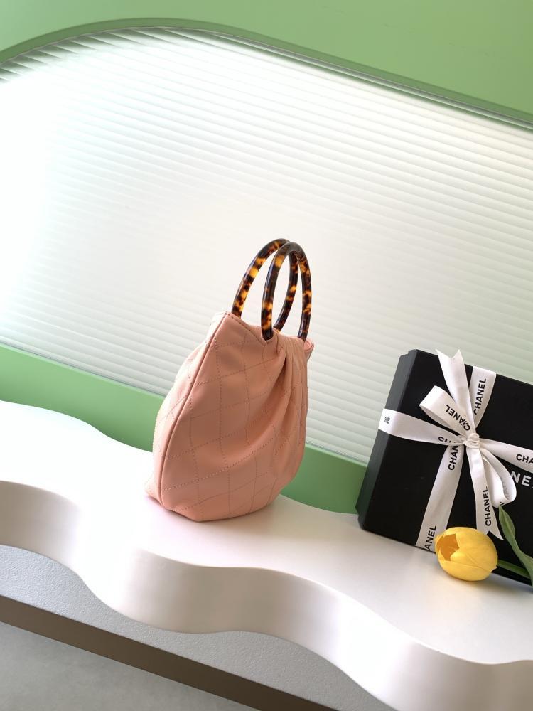 Quilted Lambskin Top Handle Bag