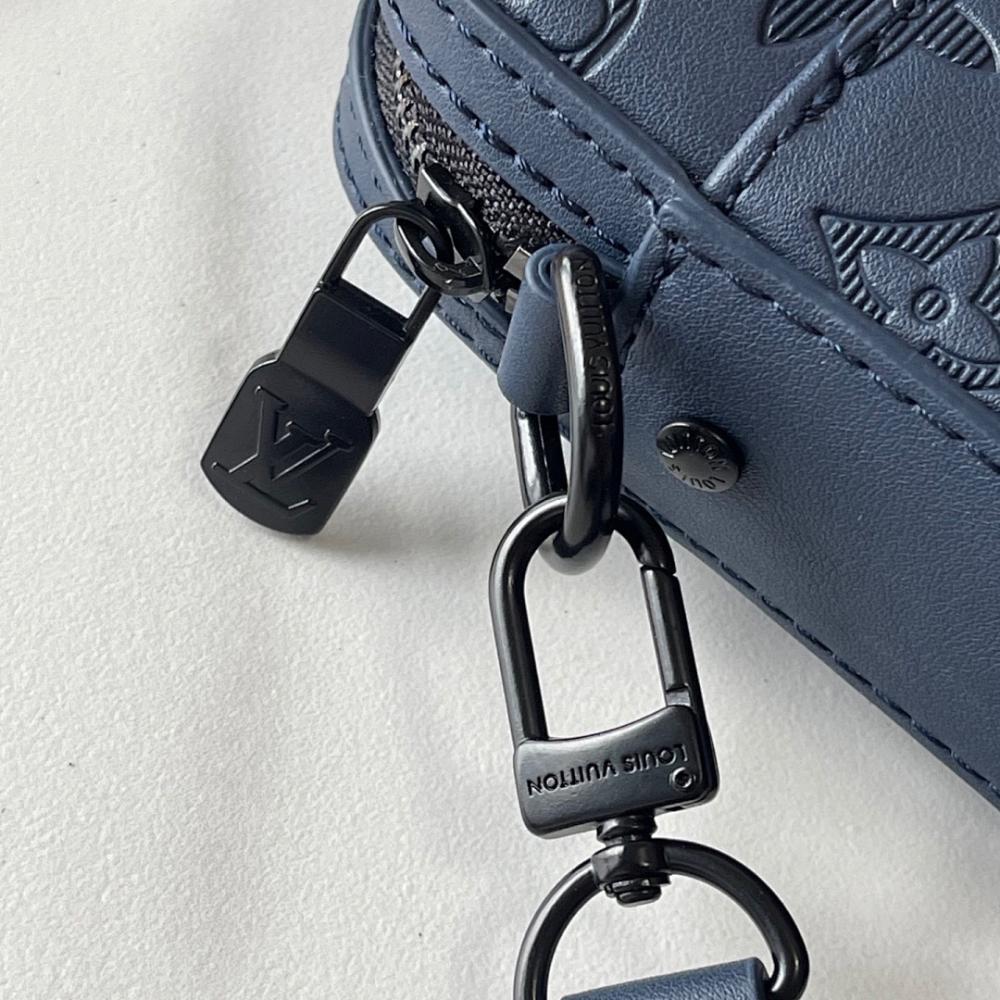 Classic Refined Monogram Calfskin Shoulder Bag