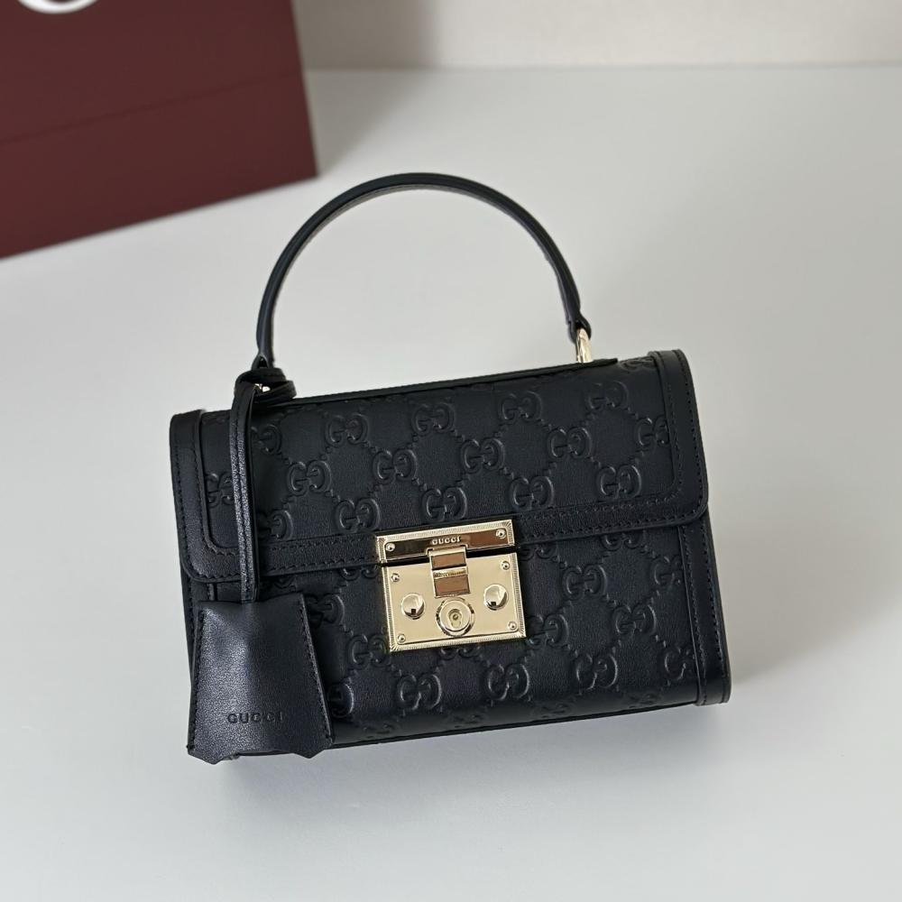 Leather Top Handle Bag