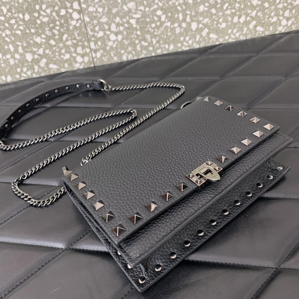 Studded Leather Crossbody Bag