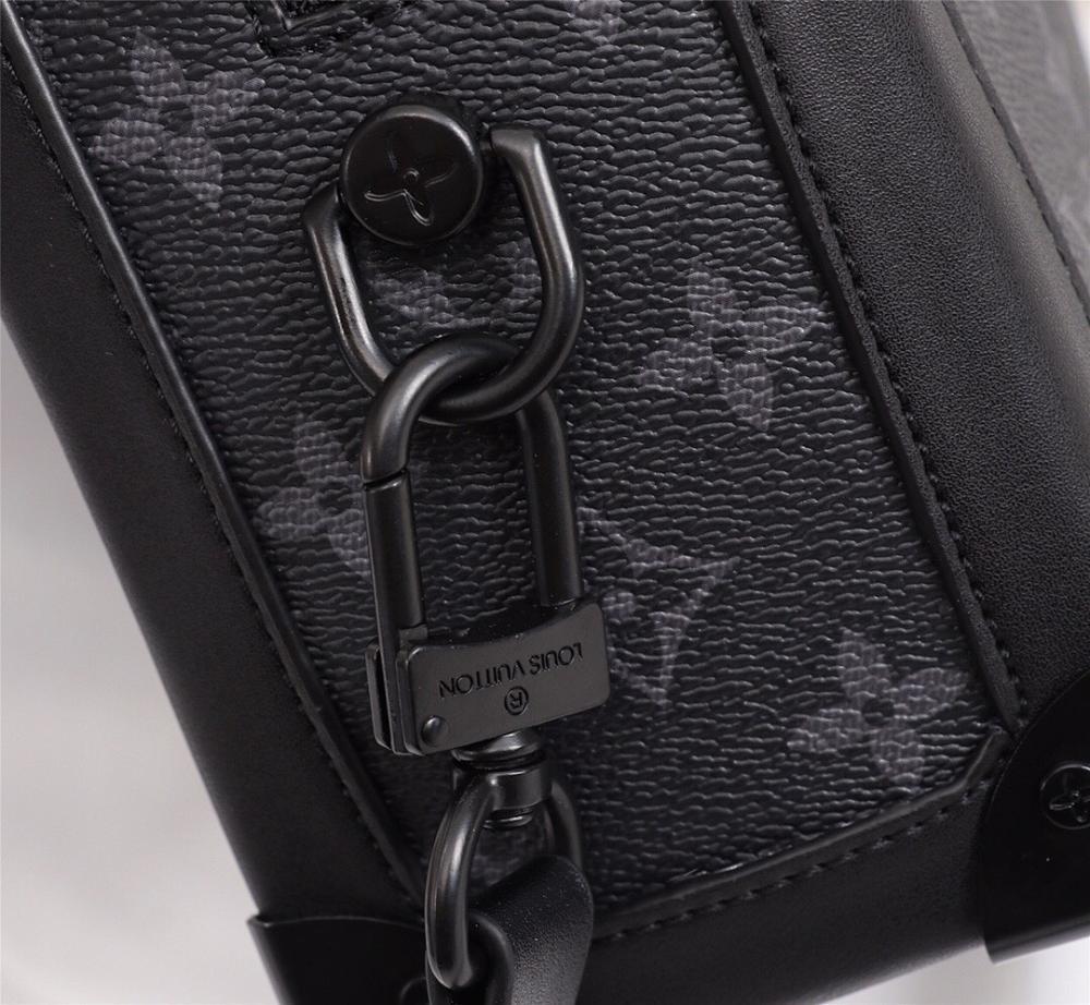Elegant Refined Orange Monogram Top Handle Bag