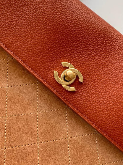Classic Leather Top Handle Bag