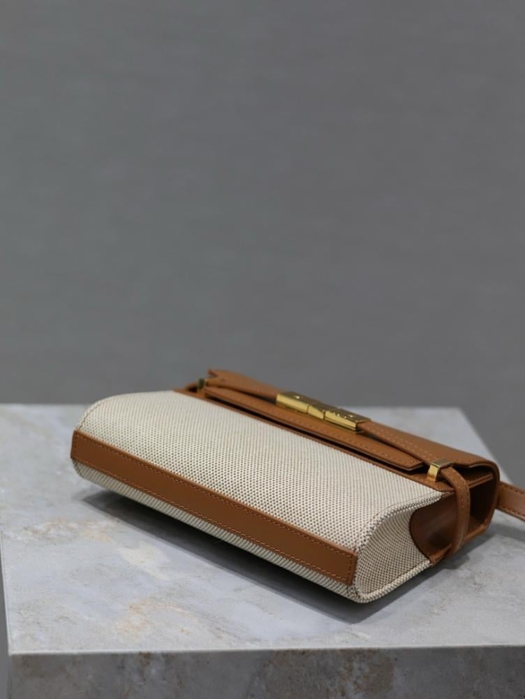 Modern Refined Leather Crossbody Bag
