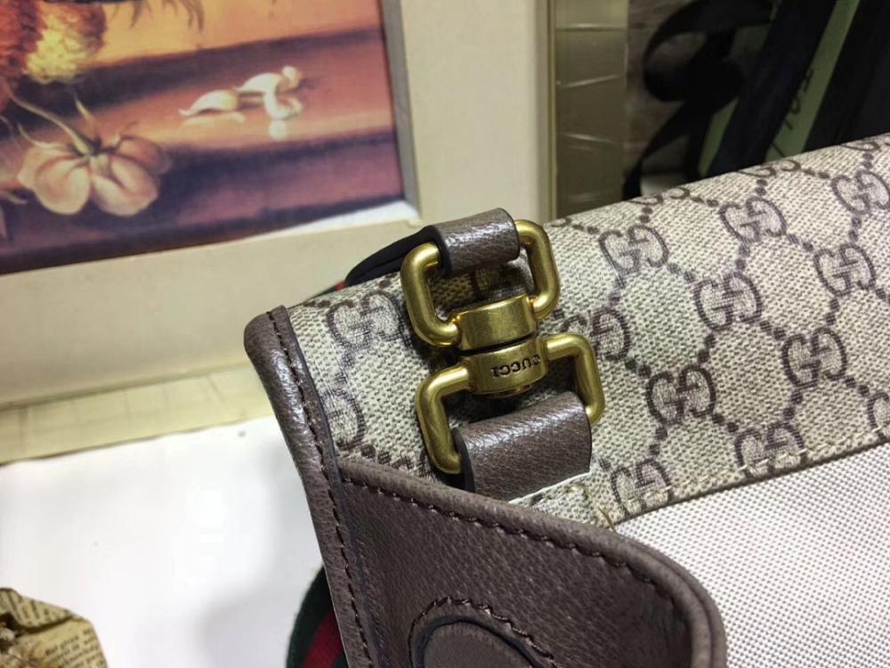 Stylish Refined Brown Leather Shoulder Bag