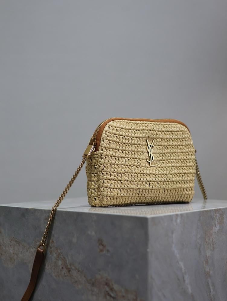Modern Elegant Woven Leather Top Handle Bag