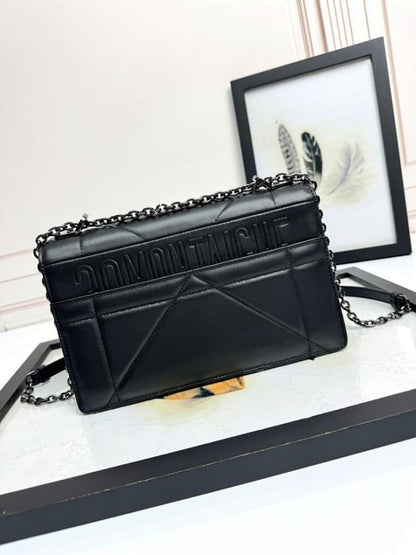 Luxury Stylish Blue Leather Shoulder Bag