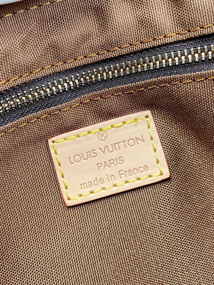Italian-Inspired Stylish Monogram Leather Top Handle Bag