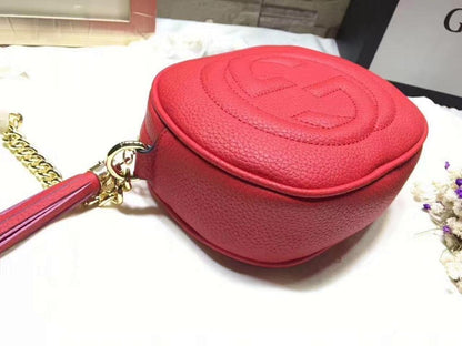 Italian-Inspired Stylish Pink Crossbody Bag
