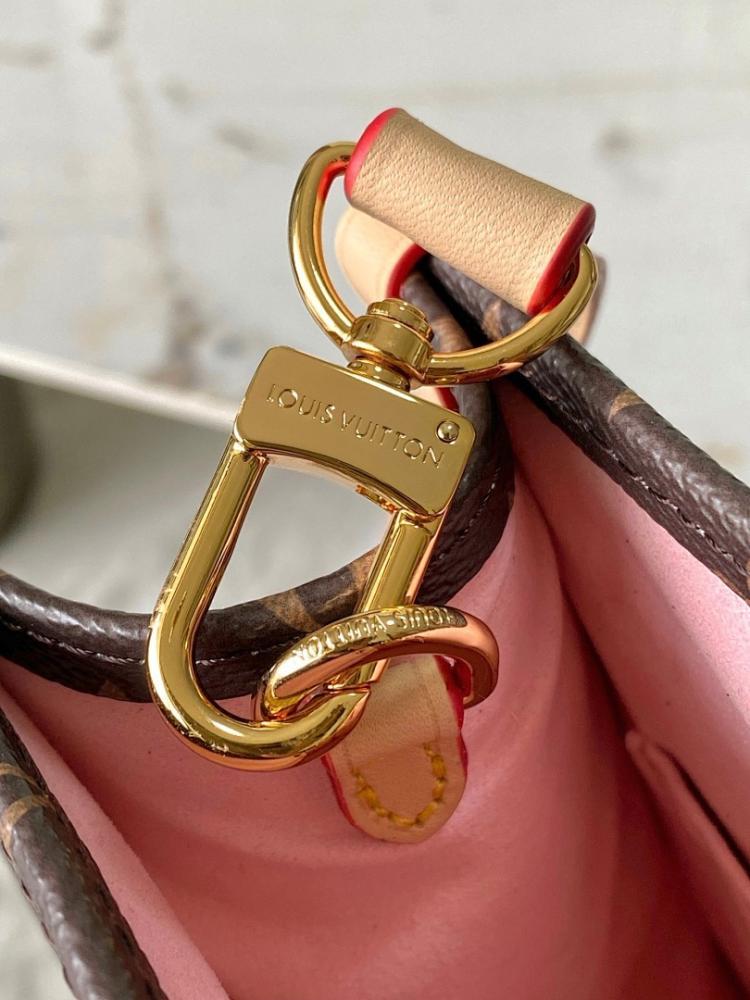 OnTheGo Monogram Leather Top Handle Bag