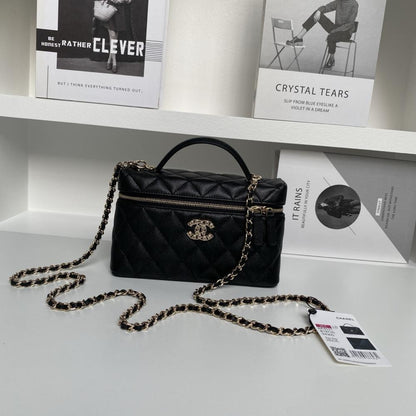 Calfskin Top Handle Bag