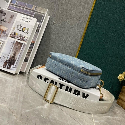 Elegant Stylish Blue Denim Shoulder Bag