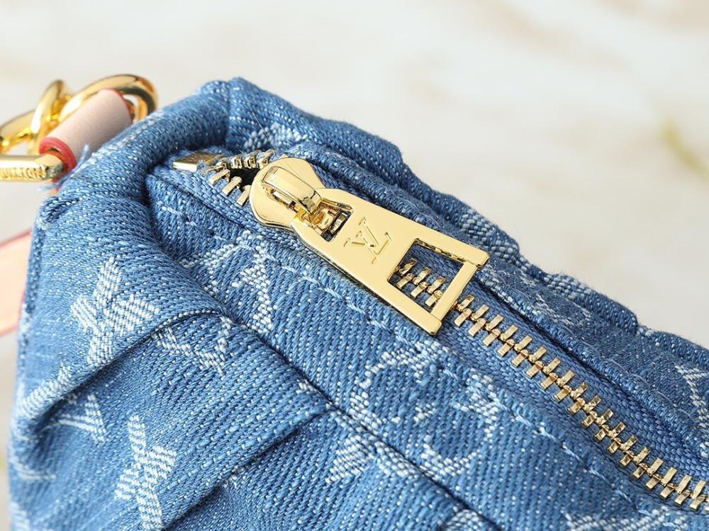 The Pouch Monogram Leather Shoulder Bag