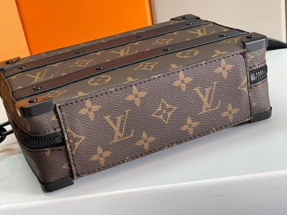 Modern Stylish Monogram Leather Shoulder Bag