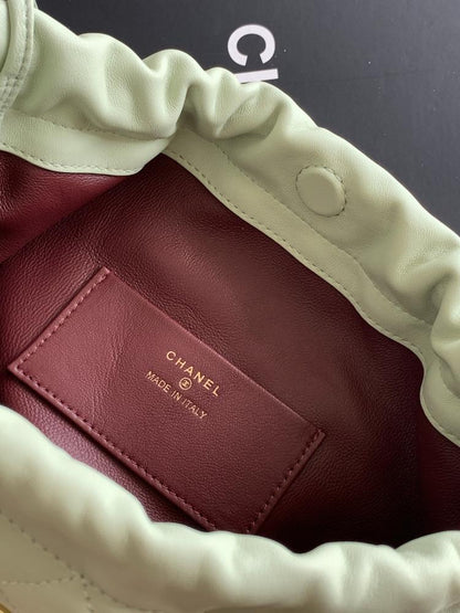 Classic Leather Bucket Bag