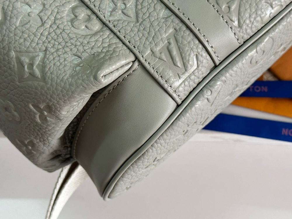 Elegant Refined Monogram Leather Top Handle Bag