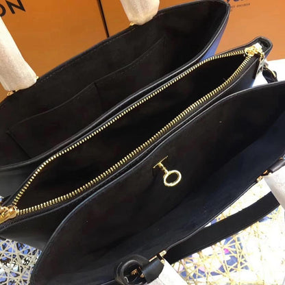 Stylish Premium Monogram Calfskin Top Handle Bag