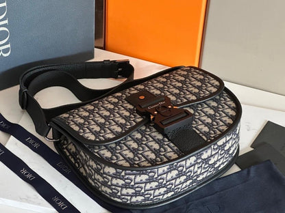 Italian-Inspired Stylish Black Printed Leather Shoulder Bag