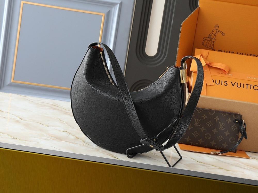 Modern Luxury Monogram Leather Top Handle Bag