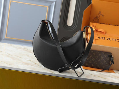 Modern Luxury Monogram Leather Top Handle Bag