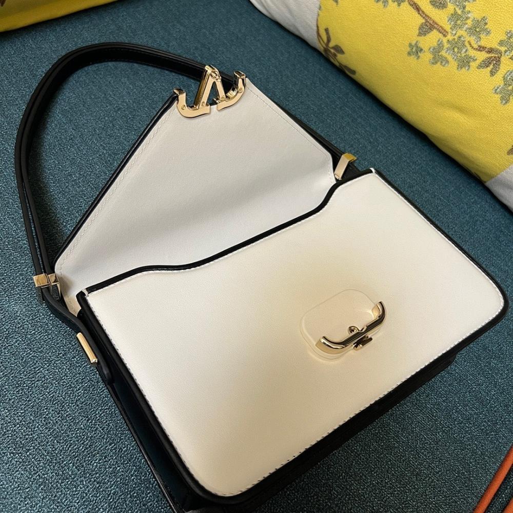 VLogo Signature Calfskin Shoulder Bag