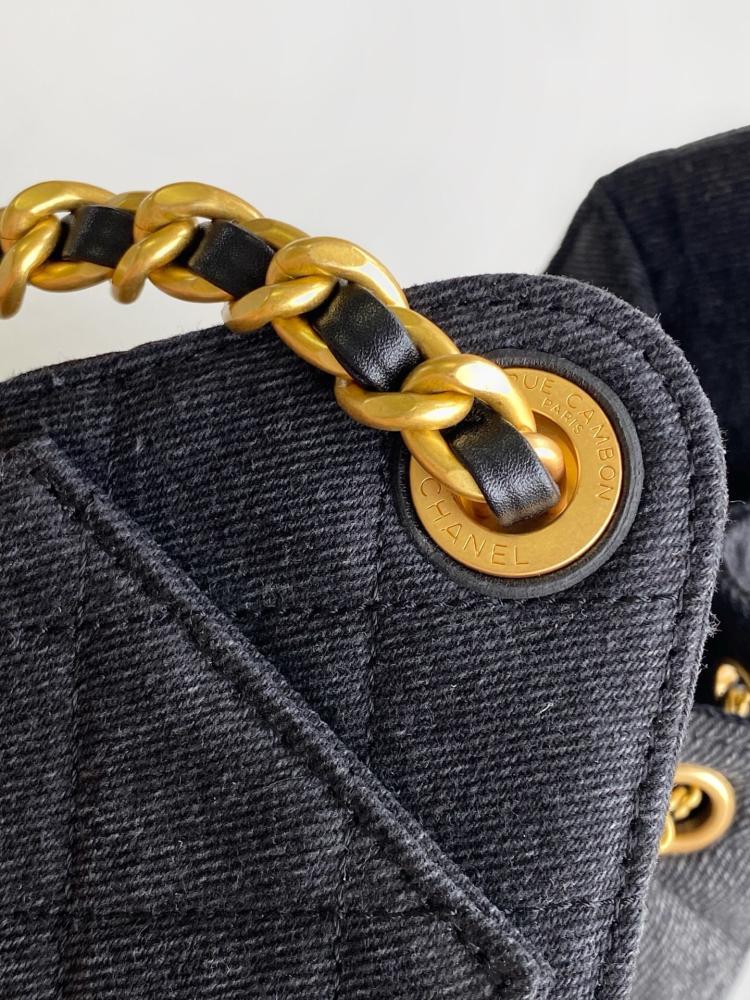 Denim Hobo Bag