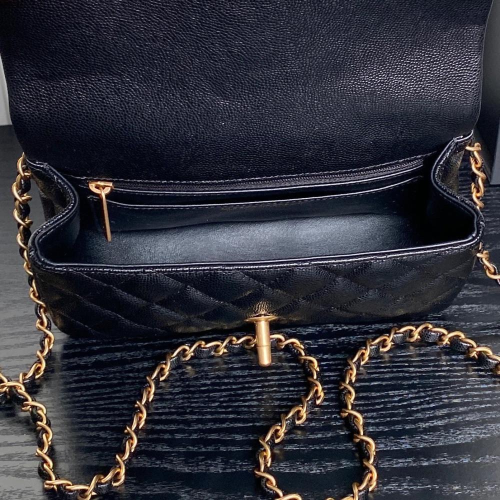 Leather Top Handle Bag
