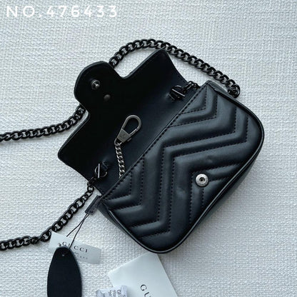 Modern Refined Leather Shoulder Bag