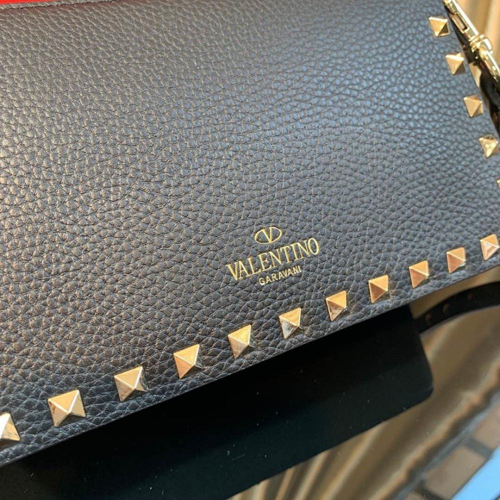 Modern Luxury Studded Calfskin Crossbody Bag