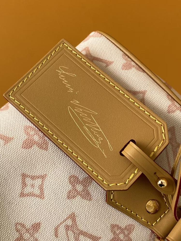 Monogram Leather Travel Bag