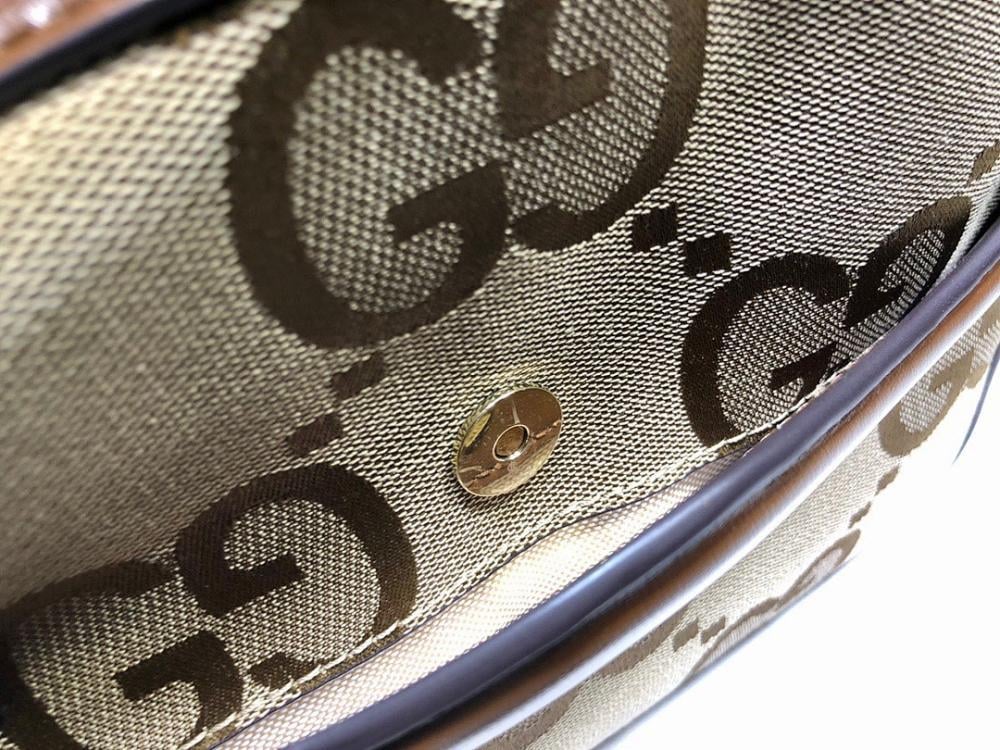 Modern Refined Monogram Leather Top Handle Bag